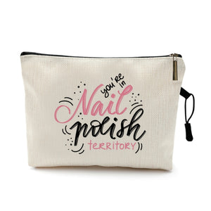 Nail Art Linen Bag