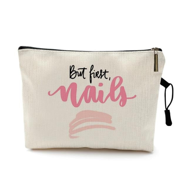 Nail Art Linen Bag